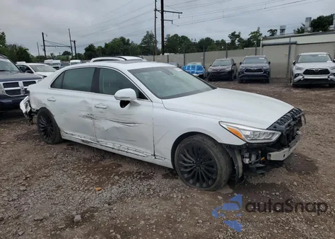 2018 Genesis G90 Ultimate z USA, uszkodzony, nr VIN KMHG54JH7JU045213
